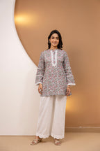 Meher Printed Kurti & Pant Set