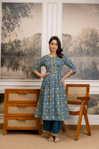 Mehka Neel Kurta Set