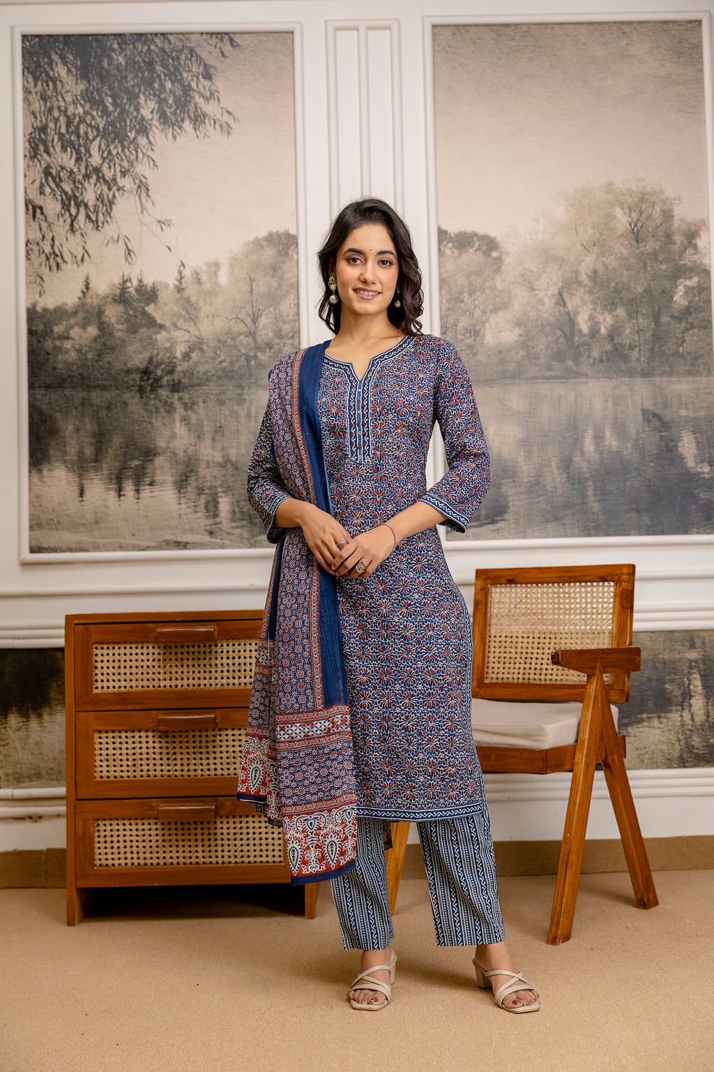 Neelika Cotton Kurta Set