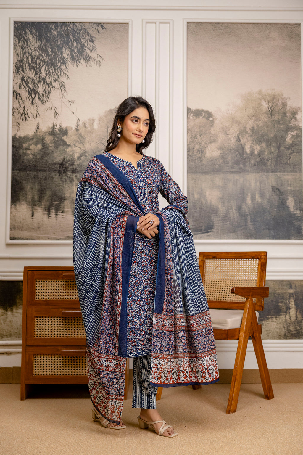 Neelika Cotton Kurta Set