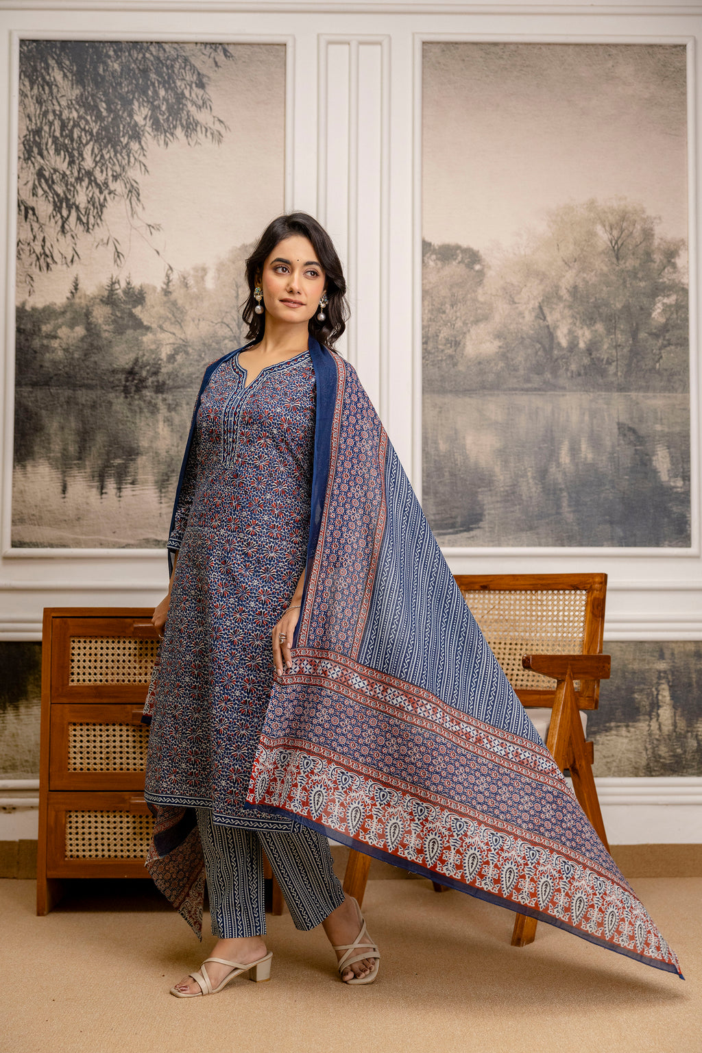 Neelika Cotton Kurta Set