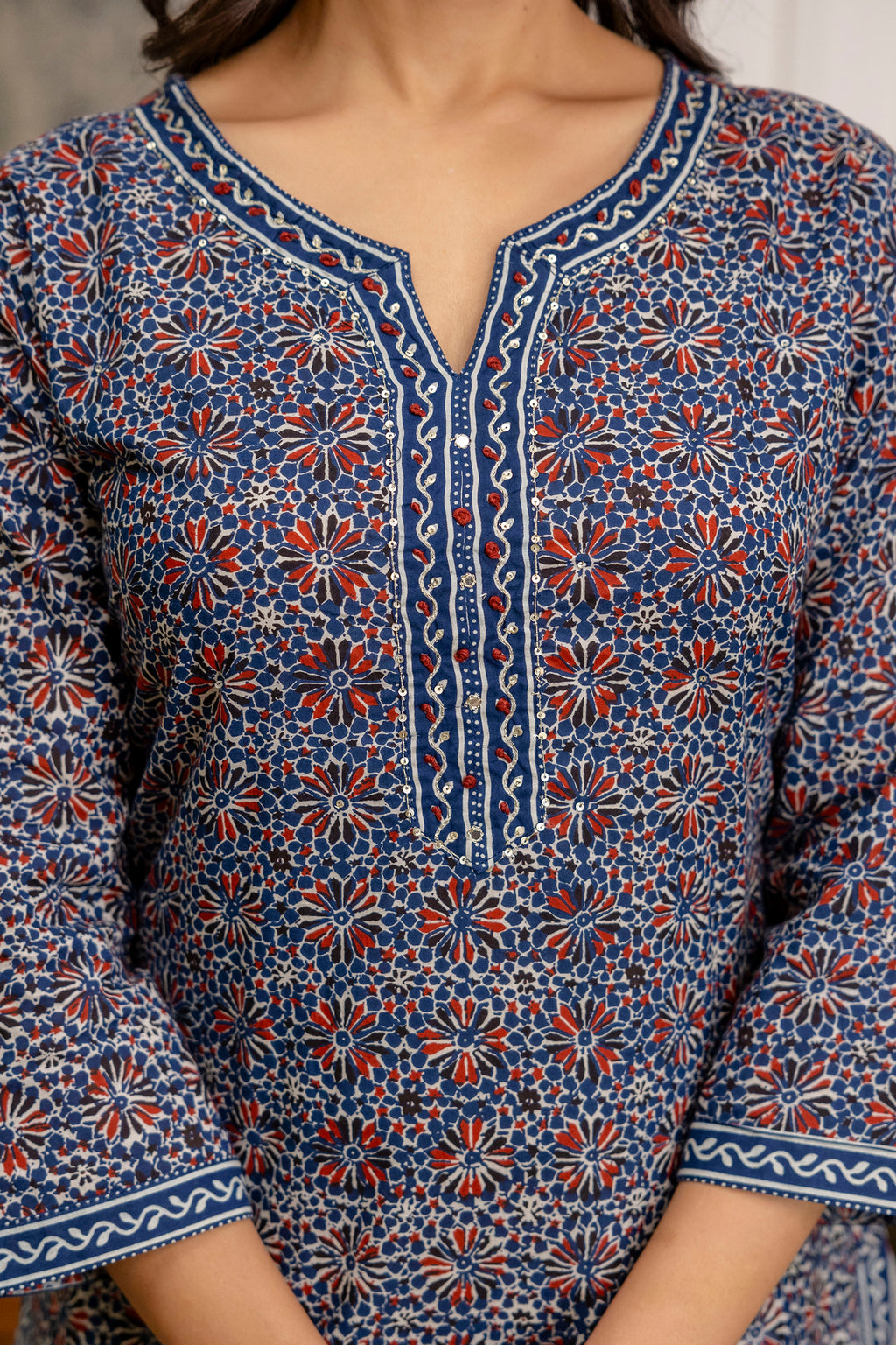 Neelika Cotton Kurta Set