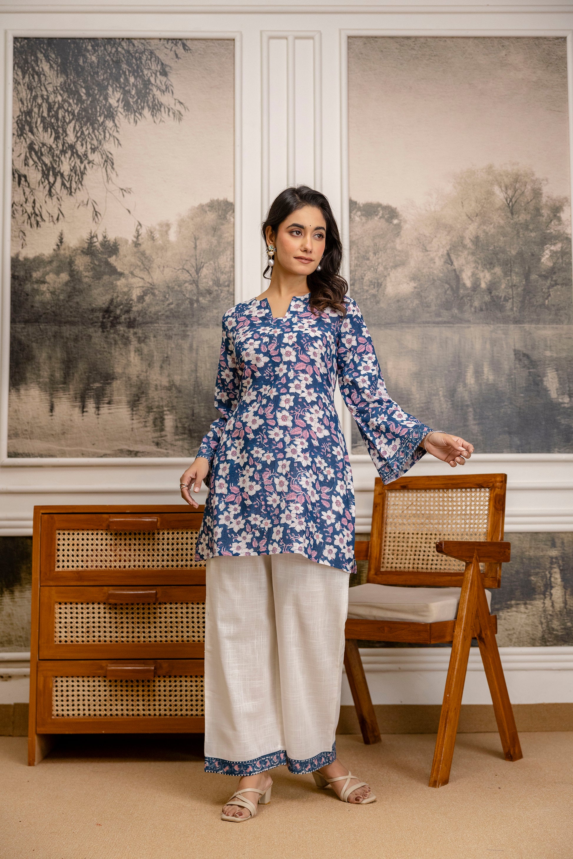 Phoolvari Cotton Flex Kurta Set