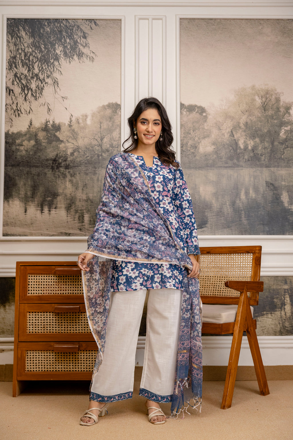 Phoolvari Cotton Flex Kurta Set