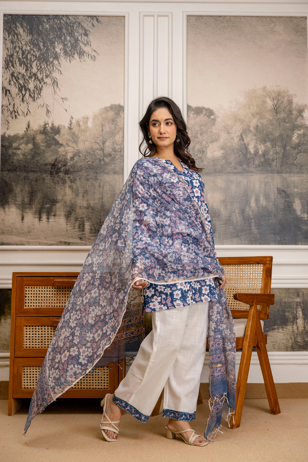 Phoolvari Cotton Flex Kurta Set