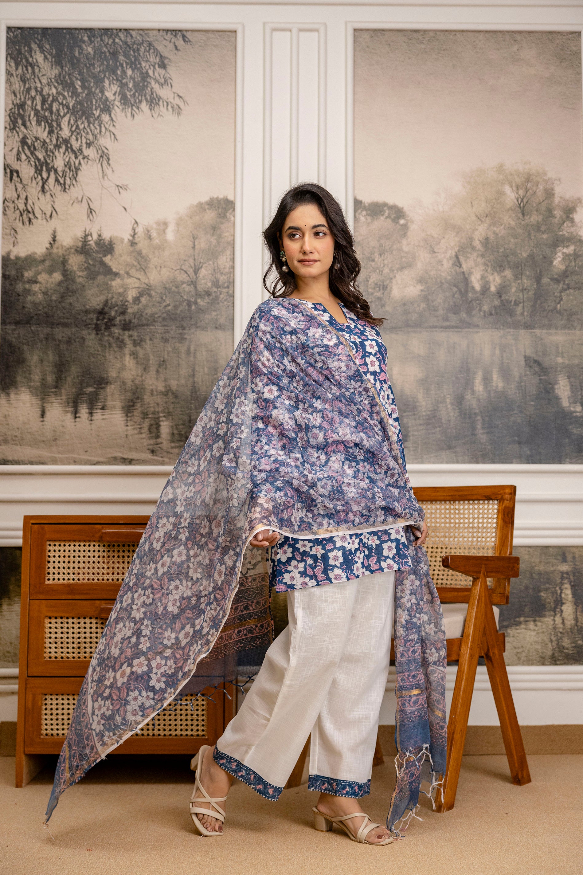 Phoolvari Cotton Flex Kurta Set