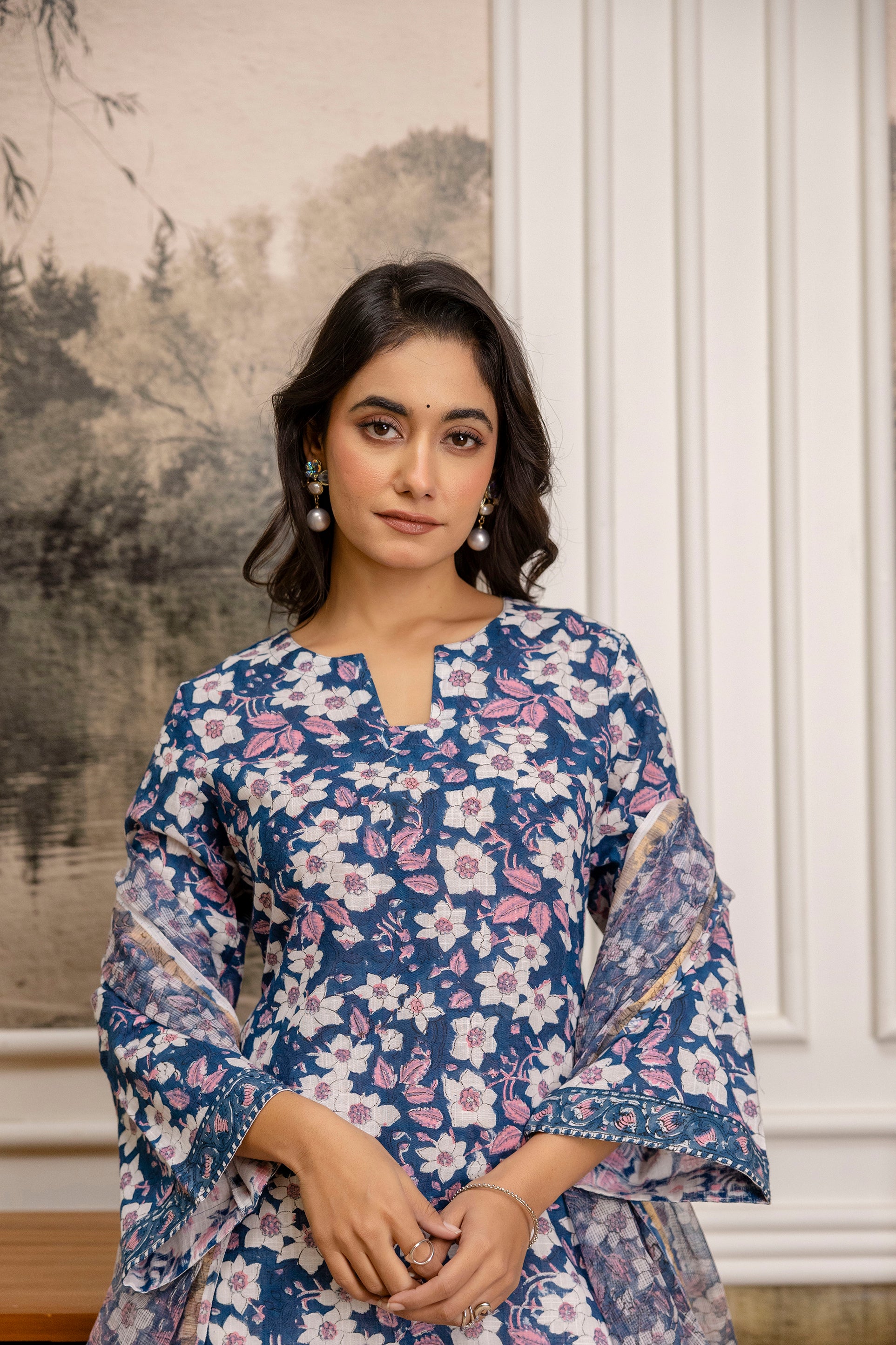 Phoolvari Cotton Flex Kurta Set