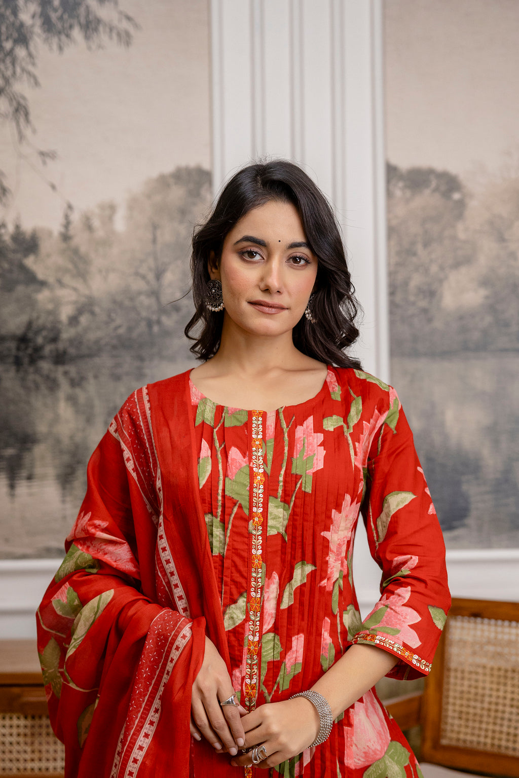 Gulmohar Cotton Kurta Set