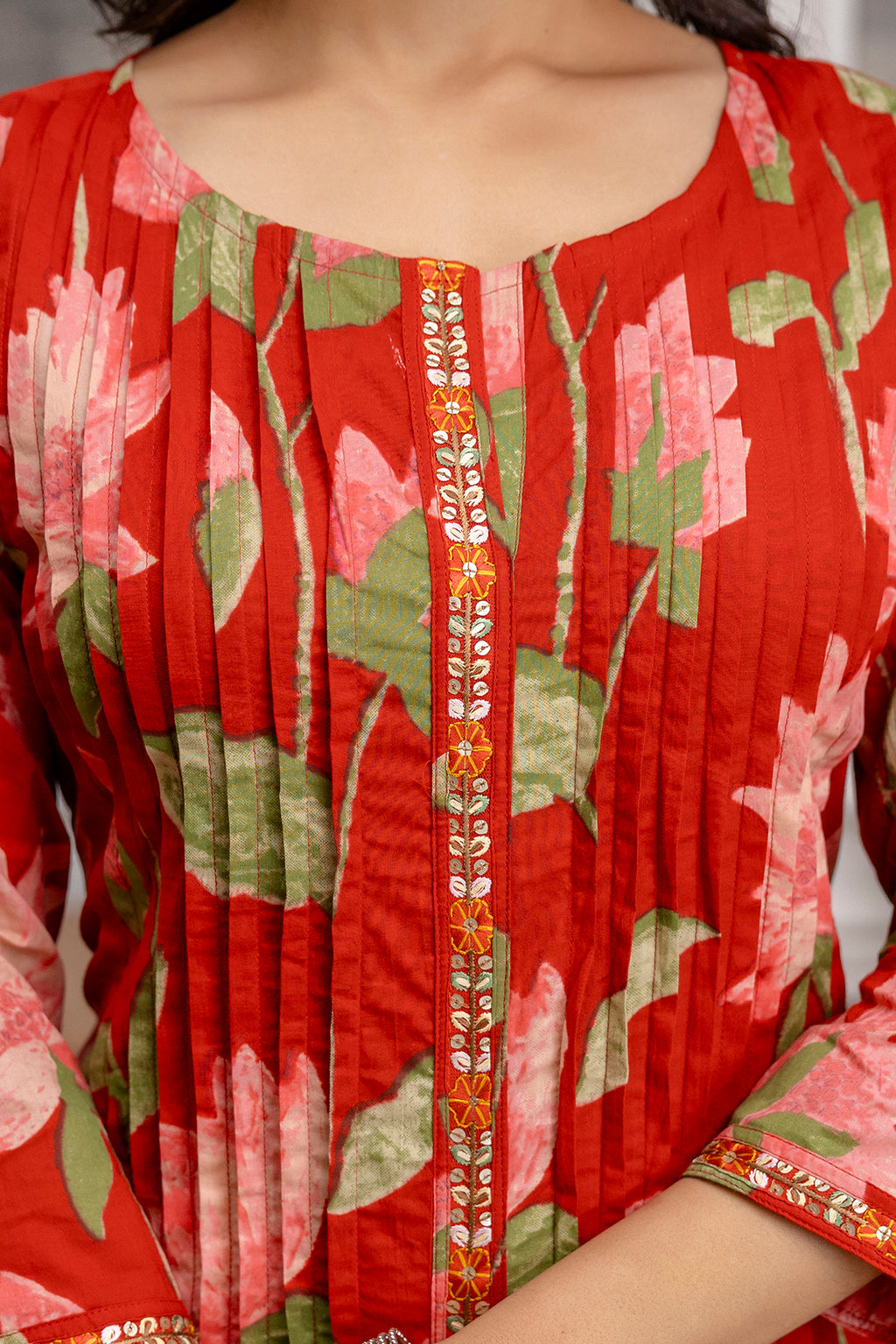 Gulmohar Cotton Kurta Set