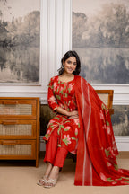 Gulmohar Cotton Kurta Set